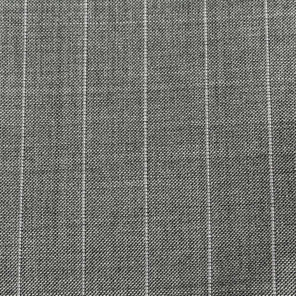 Vitale Barberis Canonico Wool‎ Silk Blazer Men Sz 42 Gray Pinstripe Lined Italy